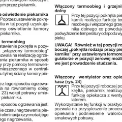  Oznaczenia termoobiegu w piekarniku Amica - poradnik na temat symboli na panelu