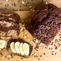 Łatwy przepis na chlebek bananowy z masłem orzechowym - Krok po kroku