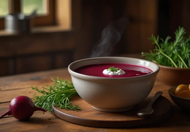 Buraczkowa zupa: Przepis na aromatyczną i zdrową zupę buraczkową