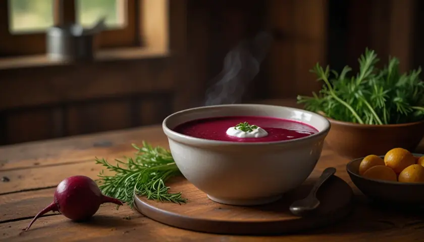 Buraczkowa zupa: Przepis na aromatyczną i zdrową zupę buraczkową
