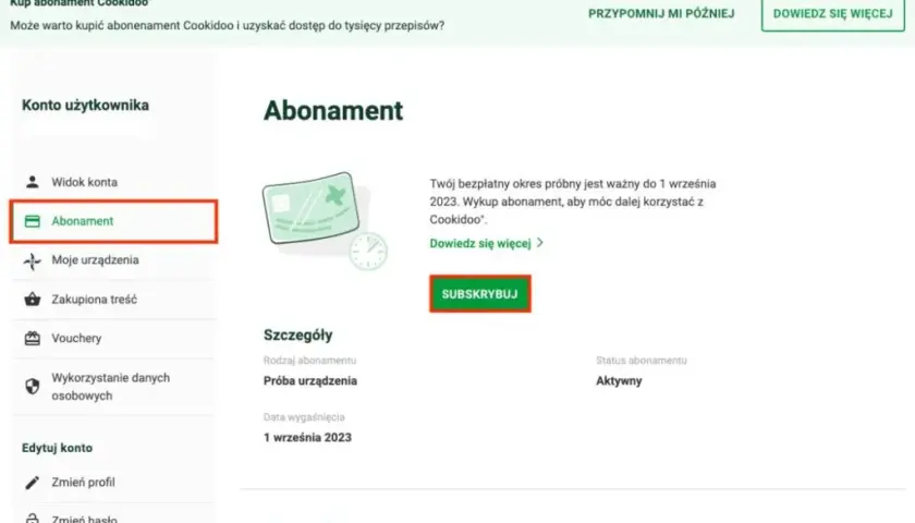  Jak zapłacić abonament Cookidoo? [Nowość] Abonament Thermomix już od 99 zł