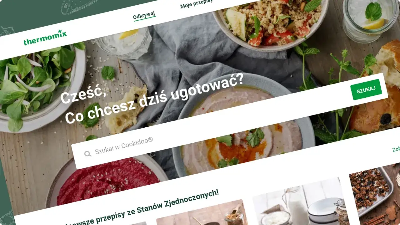 Strona Thermomix z pytaniem